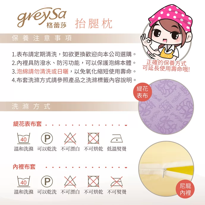 保養注意事項 1. 表布請定期清洗,如欲更換歡迎向本公司選購。  保養注意事項 1. 表布請定期清洗,如欲更換歡迎向本公司選購。