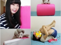 【推薦】健美|GreySa格蕾莎.瑜珈輔助好幫手美體伸展枕